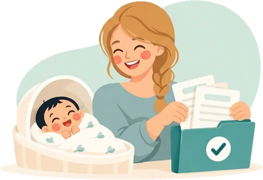 PACK Trámites de Nacimiento Bebé (Madres Solteras)