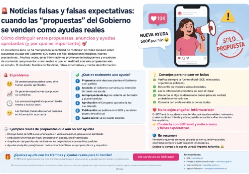 Ayudas, propuestas y bulos en internet: cómo evitar falsas expectativas con anuncios virales